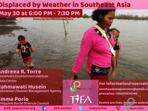 Displaced by Weather in Southeast Asia May 30 @ 6:00 pm - 7:30 pm