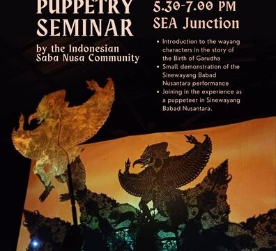 Shadow Puppetry Seminar by the Indonesia Saba Nusa Community, 22 November 2023