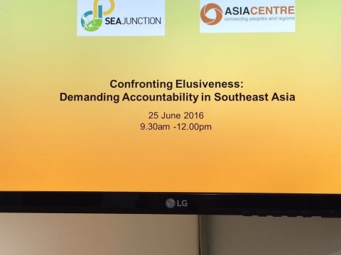 Inaugural Panel “Confronting Elusiveness” with the Asia Centre on 25 June 2016